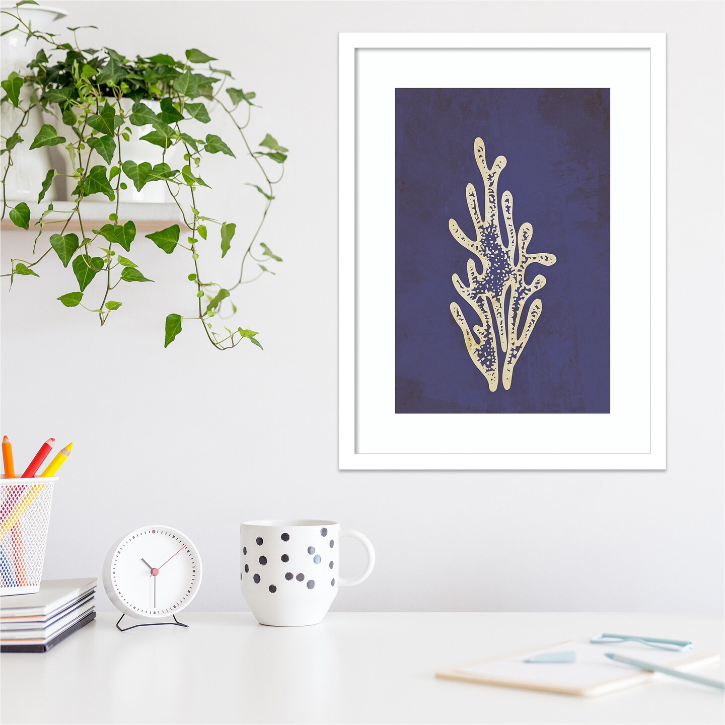 Coral by Incado Wood Framed Wall Art Print Framed Art Michaels