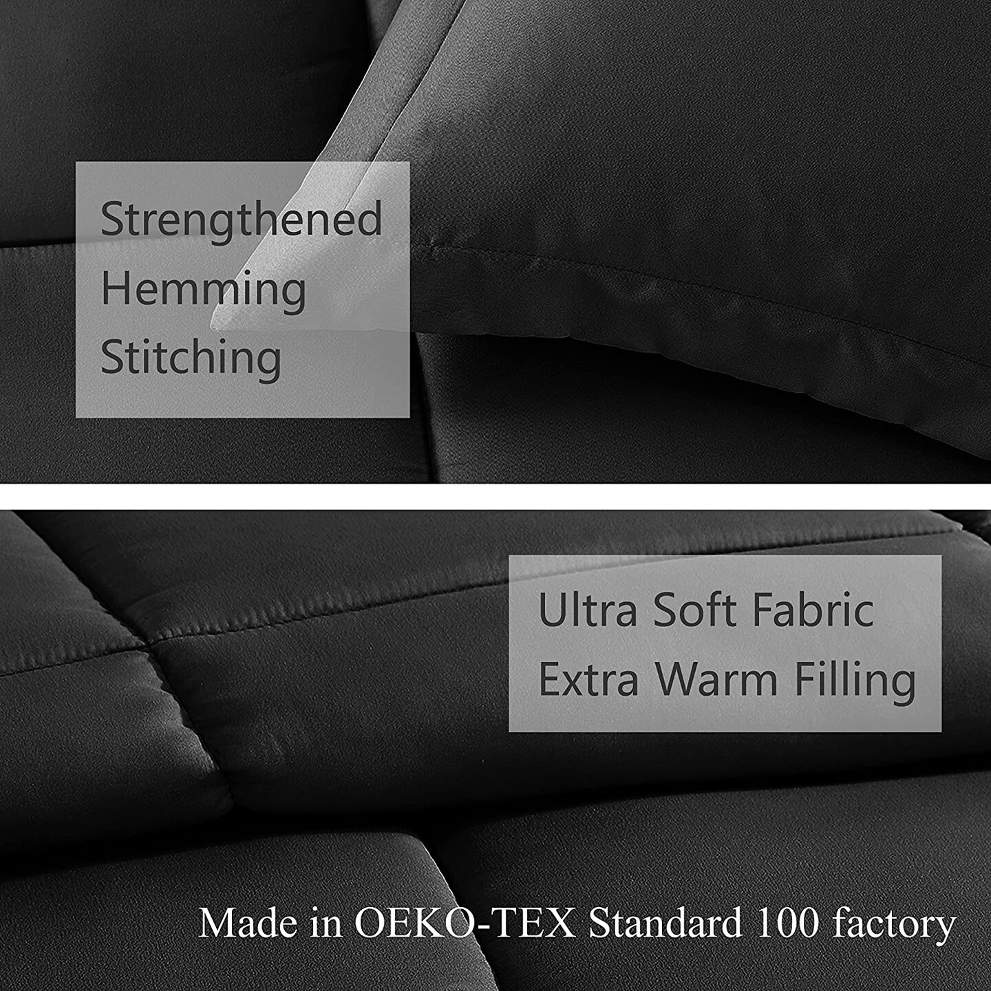 American Home Collection Down Alternative Comforter Set Extra Warm and Soft