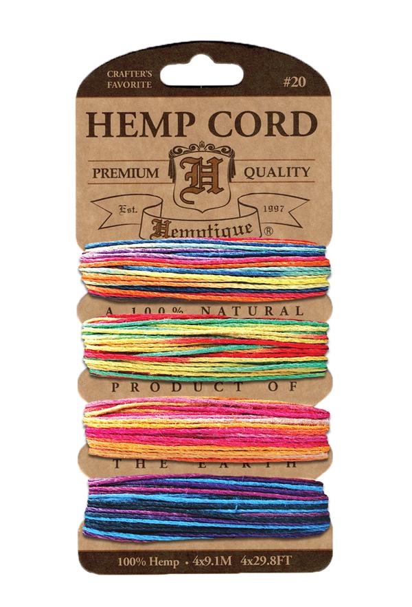 Hemp Variety Pack - Earth Tones - 1mm -2mm thickeness