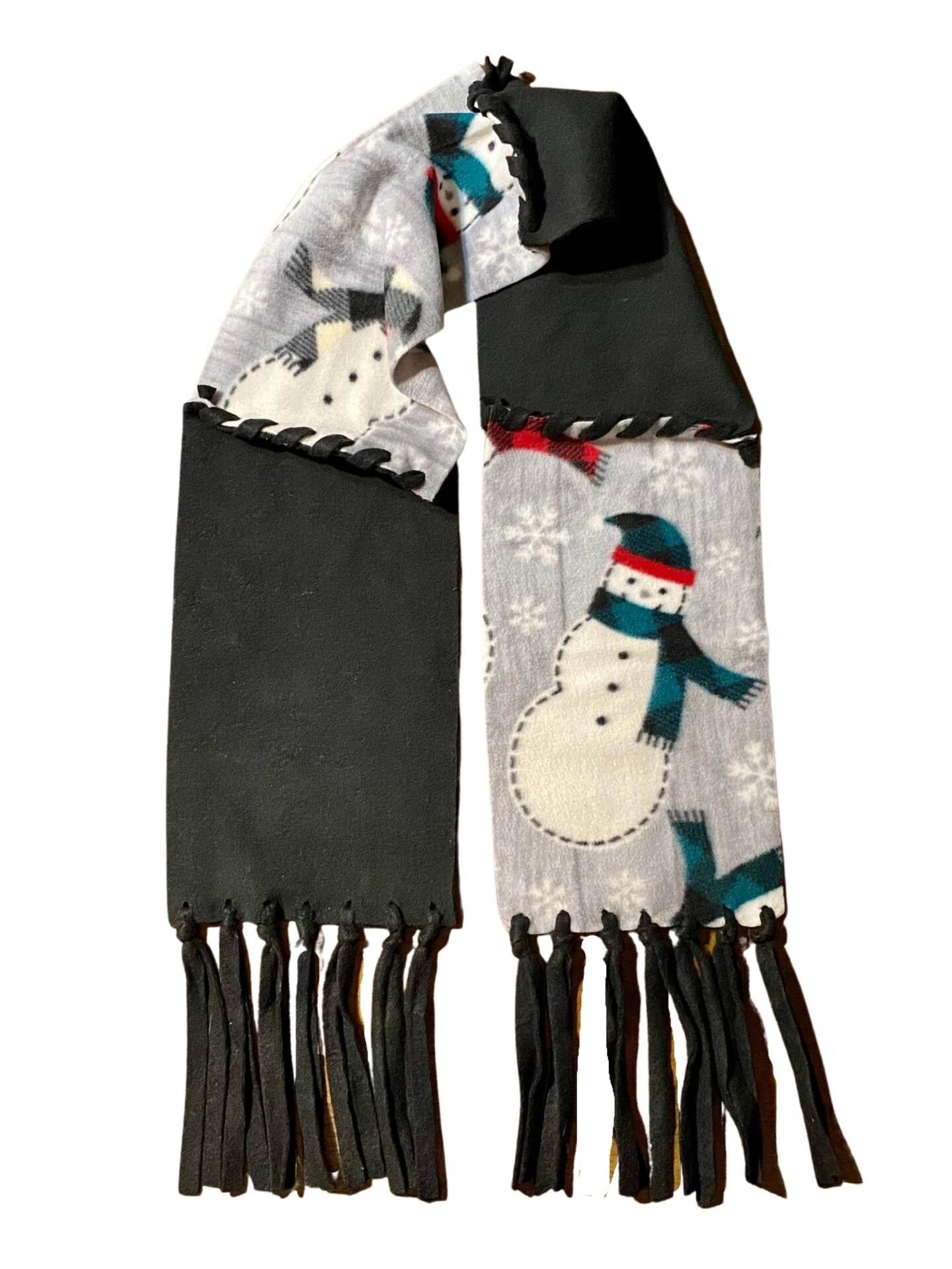 Make Your Own Fleece Scarf Kit Activity for Blind, Elderly, Disabled