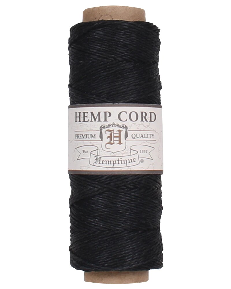 Hemptique 0.5mm #10 Hemp Cord Spools Jewelry Making Macrame Crochet Crafting Gift Wrapping Outdoor Gardening