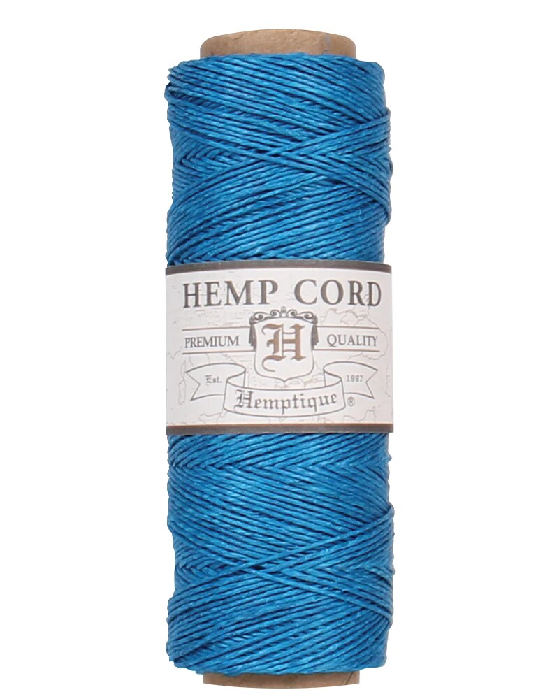 Hemptique 0.5mm #10 Hemp Cord Spools Jewelry Making Macrame Crochet Crafting Gift Wrapping Outdoor Gardening