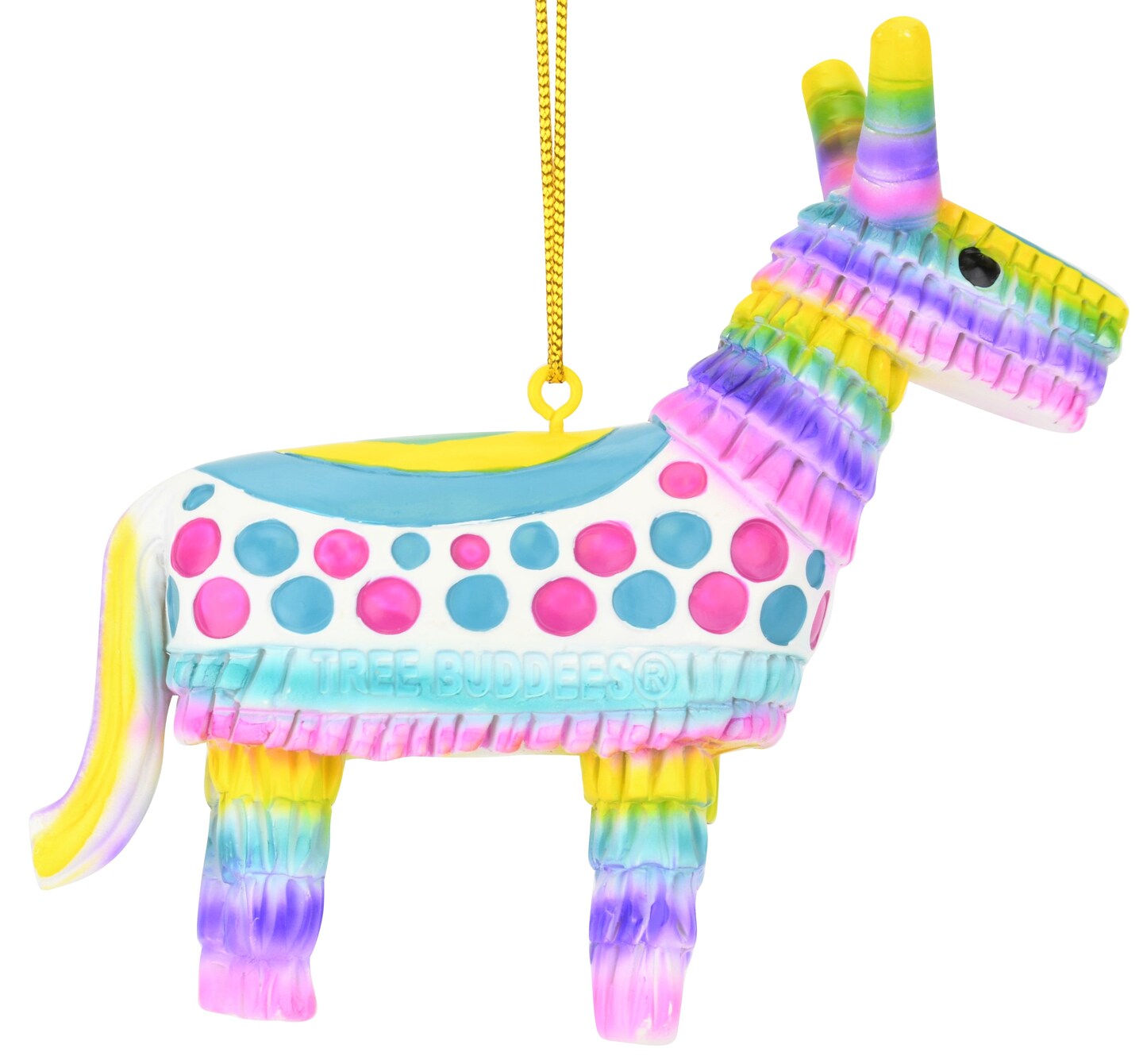 Colorful Donkey Party Pi&#xF1;ata Christmas Ornament