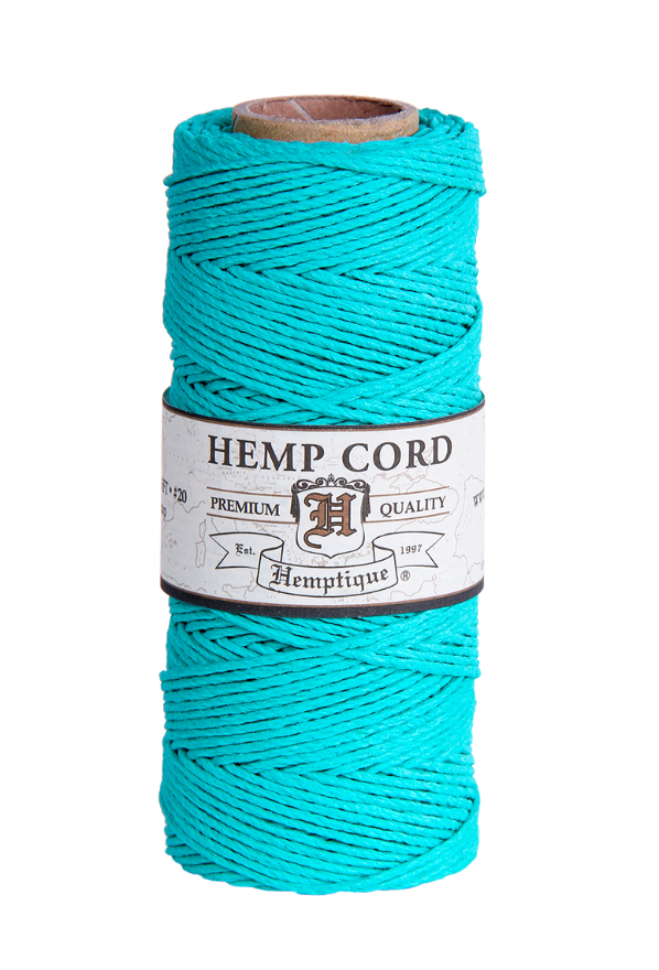Hemptique 1mm #20 Hemp Cord Spools Jewelry Making Macrame Crochet Crafting Gift Wrapping
