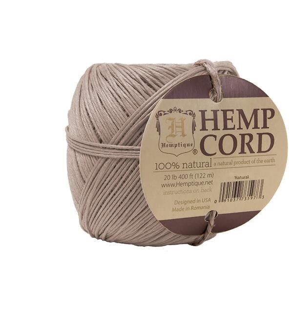 Hemptique #20 1mm Hemp Cord Balls Jewelry Making Macrame Crochet Crafting Gift Wrapping Outdoor Gardening