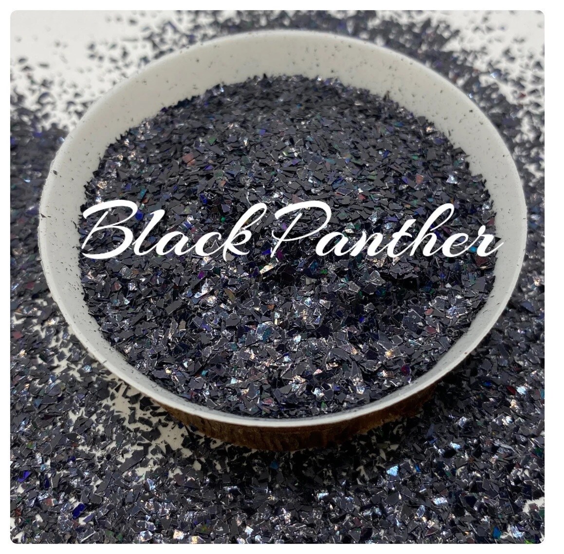 Blank Panther: Holographic Shard glitter mix 1oz