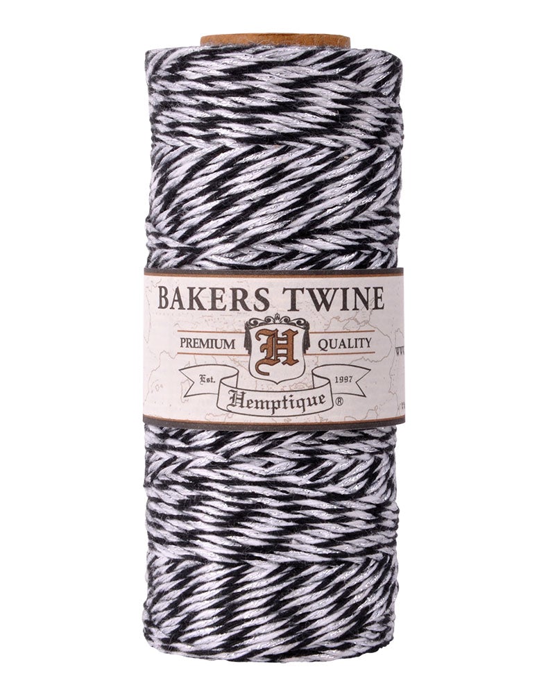 Hemptique Bakers Twine - Light Blue & Dark Blue & White - 410 Feet