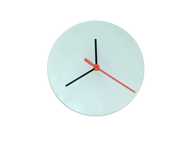 8&#x22; Glass Clock for Sublimation Printing (GC01)  D-4