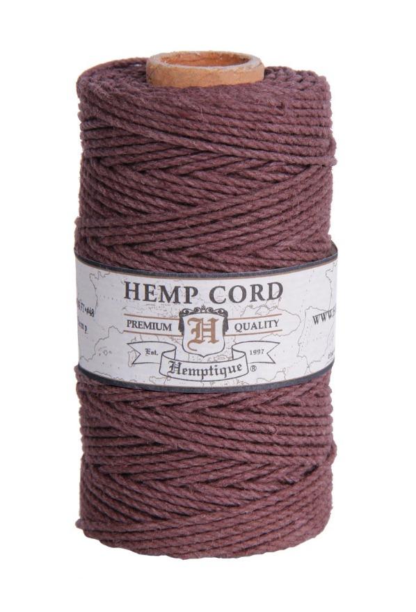 Hemptique 1.8mm #48 Hemp Cord Spools Jewelry Bracelet Making Crafting Scrapbooking Bookbinding Mixed Media Crocheting Macrame Gift Wrapping Outdoor Gardening