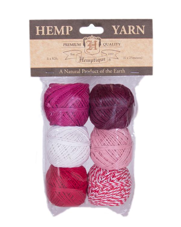 Hemptique Hemp Yarn Bon Bons Eco Friendly Sustainable Naturally Grown Jewelry Bracelet Making Paper Crafting Scrapbooking Bookbinding Mixed Media Crocheting Macrame Seasonal Holiday Gift Wrapping Outdoor Gardening