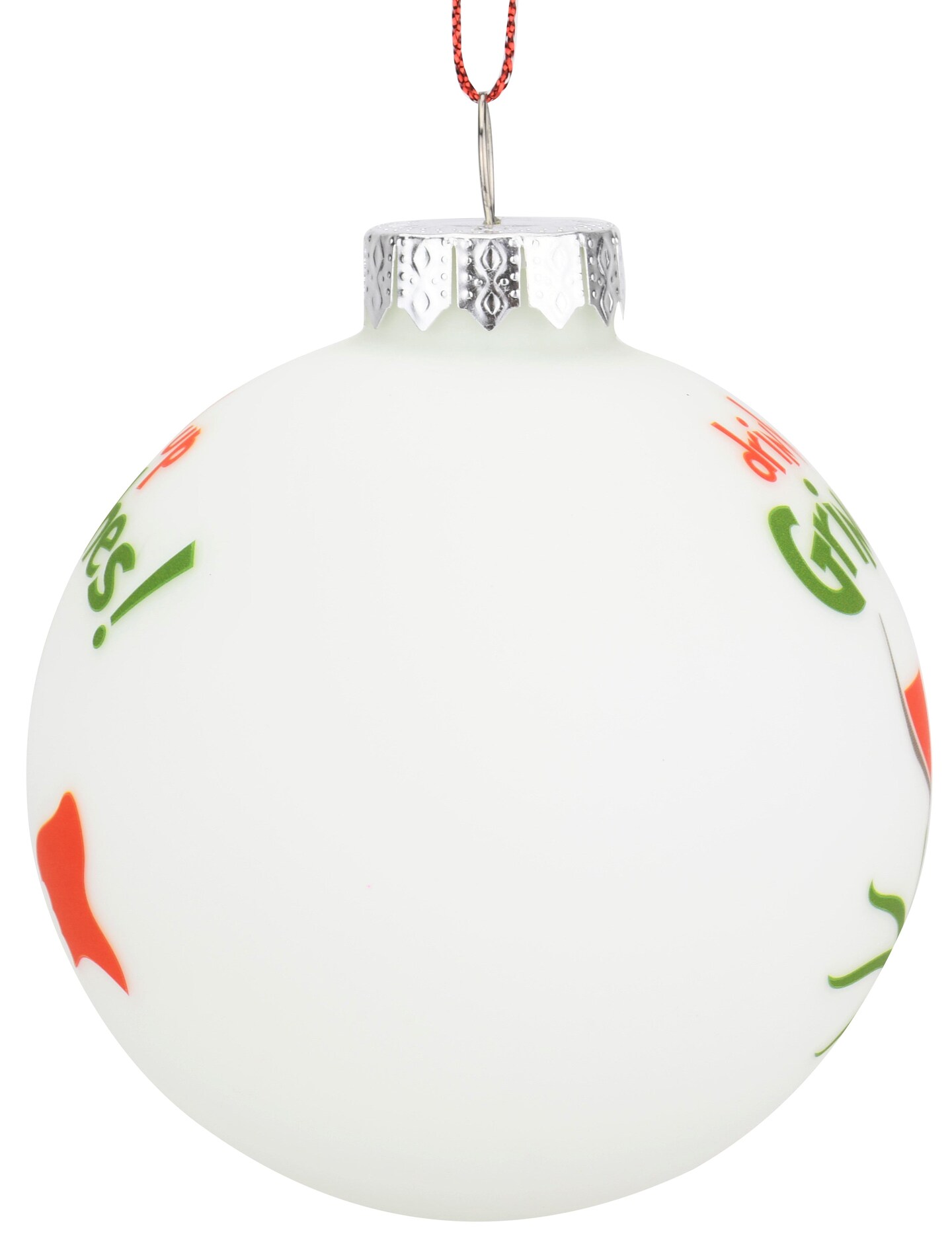 Drink Up Grinches! Funny Wine Glass Bulb Ornament