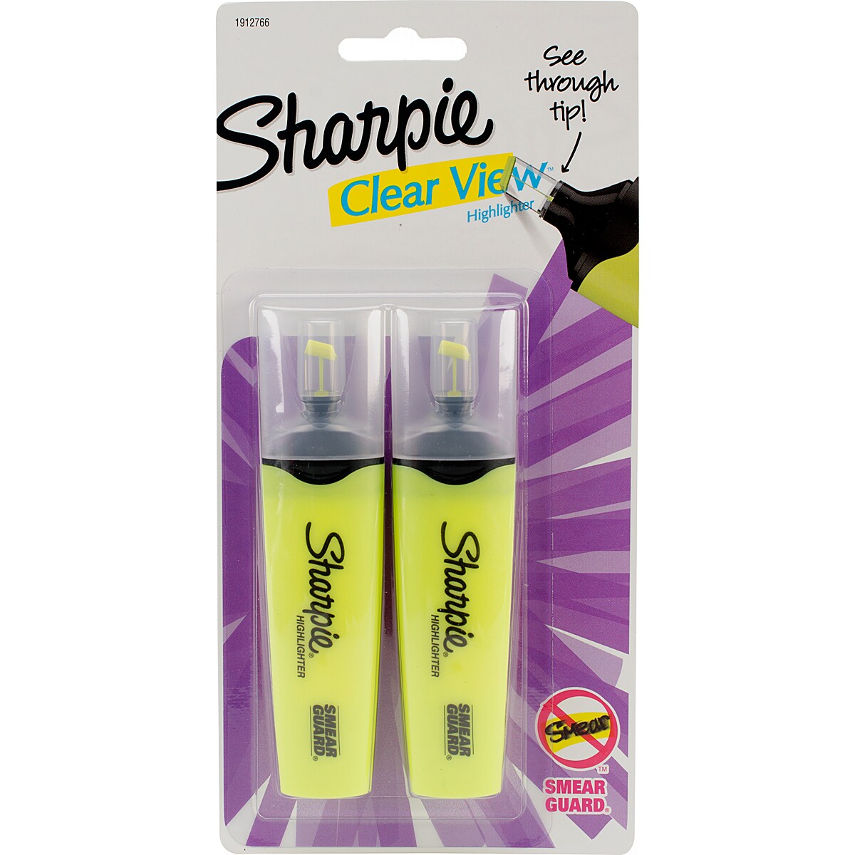 Sharpie Clear View Highlighters 2/PkgYellow Accessories Michaels