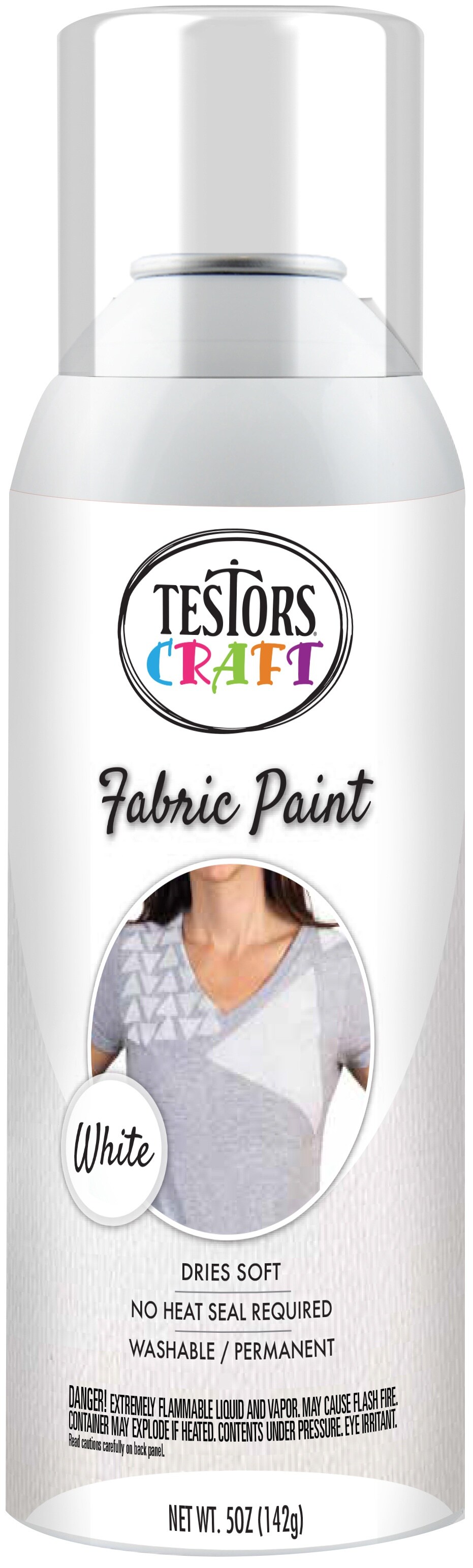 Testor Craft Fabric Spray Paint White Stencils Forms Michaels   2852141523827 