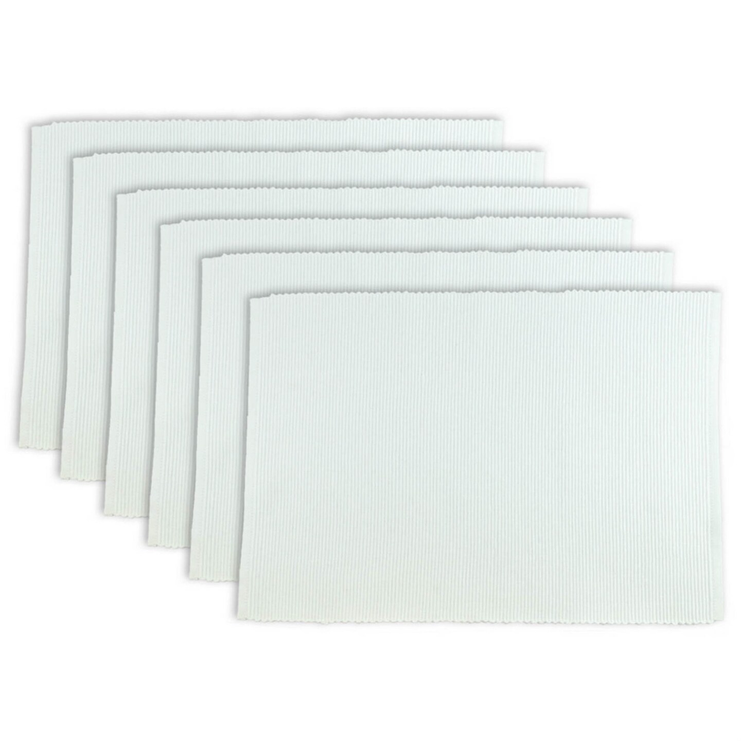 PLACEMAT WHITE Set of 6