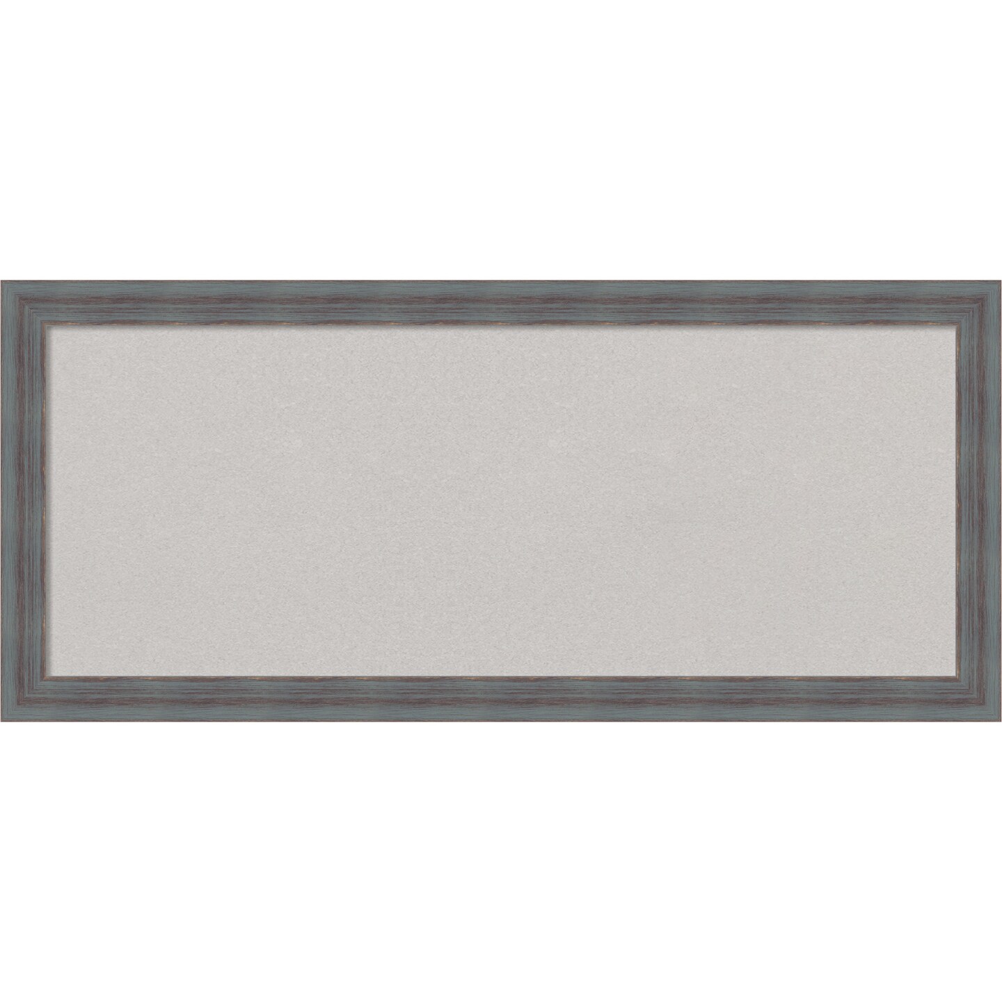 Cork Board, Dixie Blue Grey Rustic Wood Frame Bulletin Board