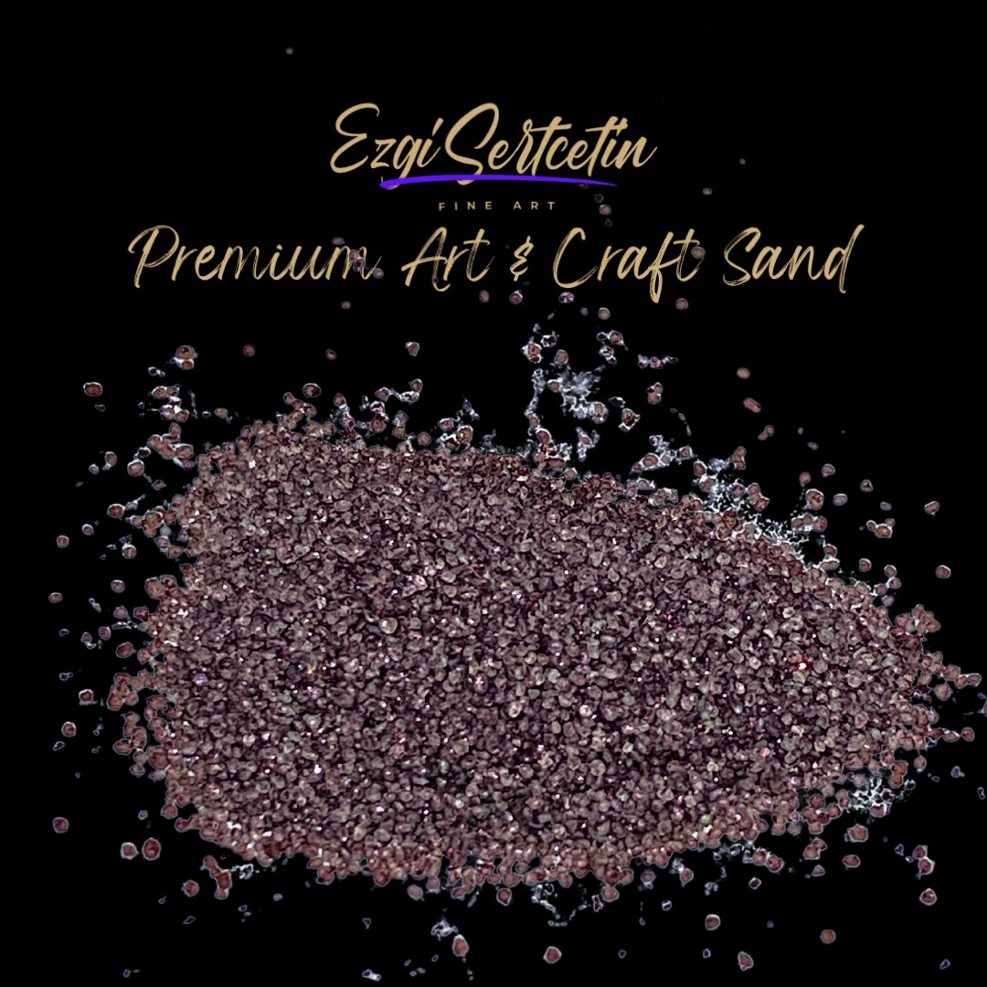 Premium Art Sand|Craft Sand|Unique Metallic-Neon Colors|Excellent Quartz Sand|10 oz|Excellent for Artwork|DIY|Sand Painting|Wedding Decoration|Vaze Filling|Ezgi Sertcetin