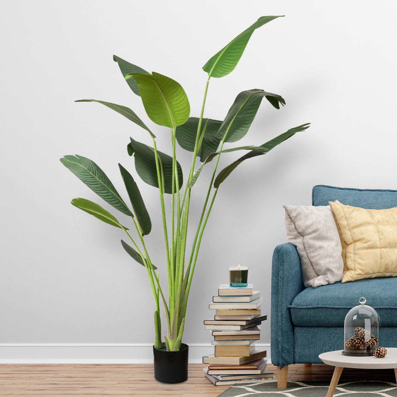 60" Bird of Paradise Artificial Plant for Living Room Décor (2 Pack)