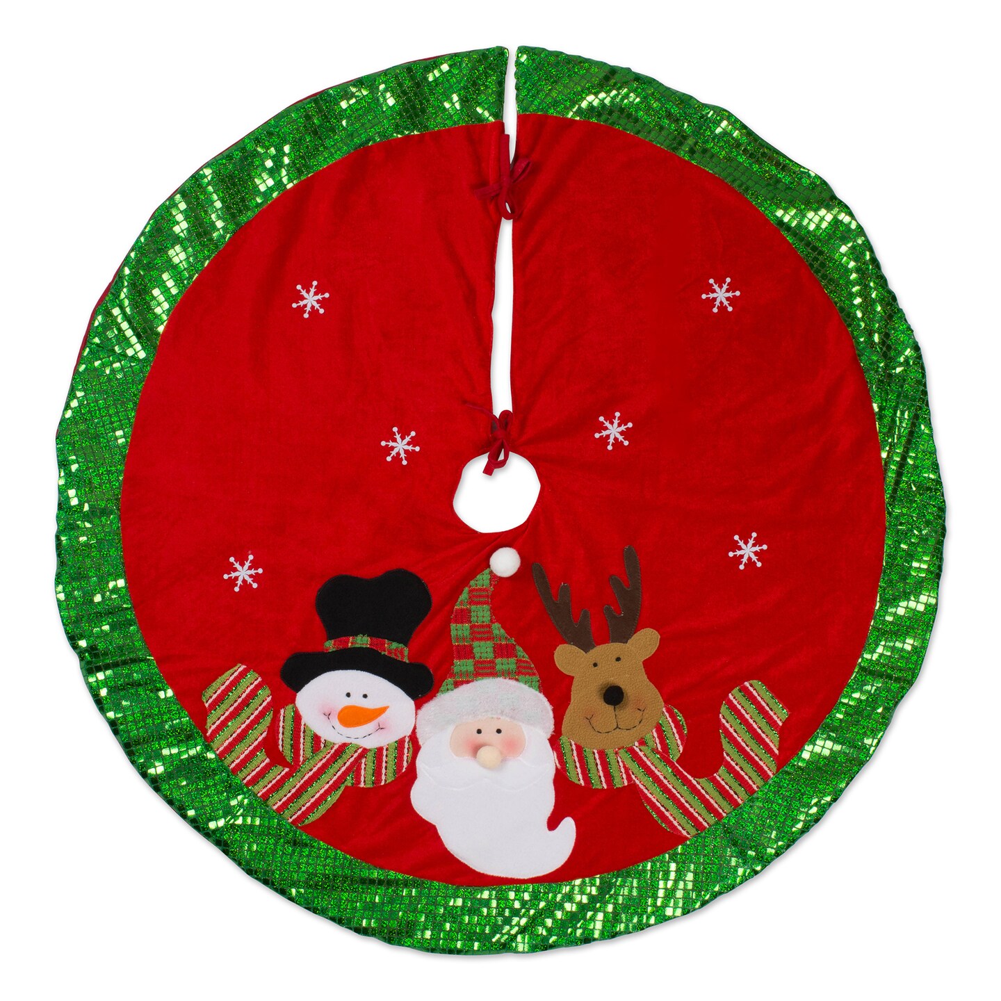 DII Santa And Snowman Holiday Tree Skirt Michaels