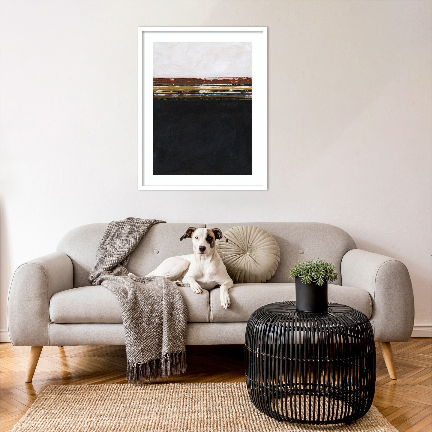 A Sense of Space I by Jodi Fuchs Wood Framed Wall Art Print