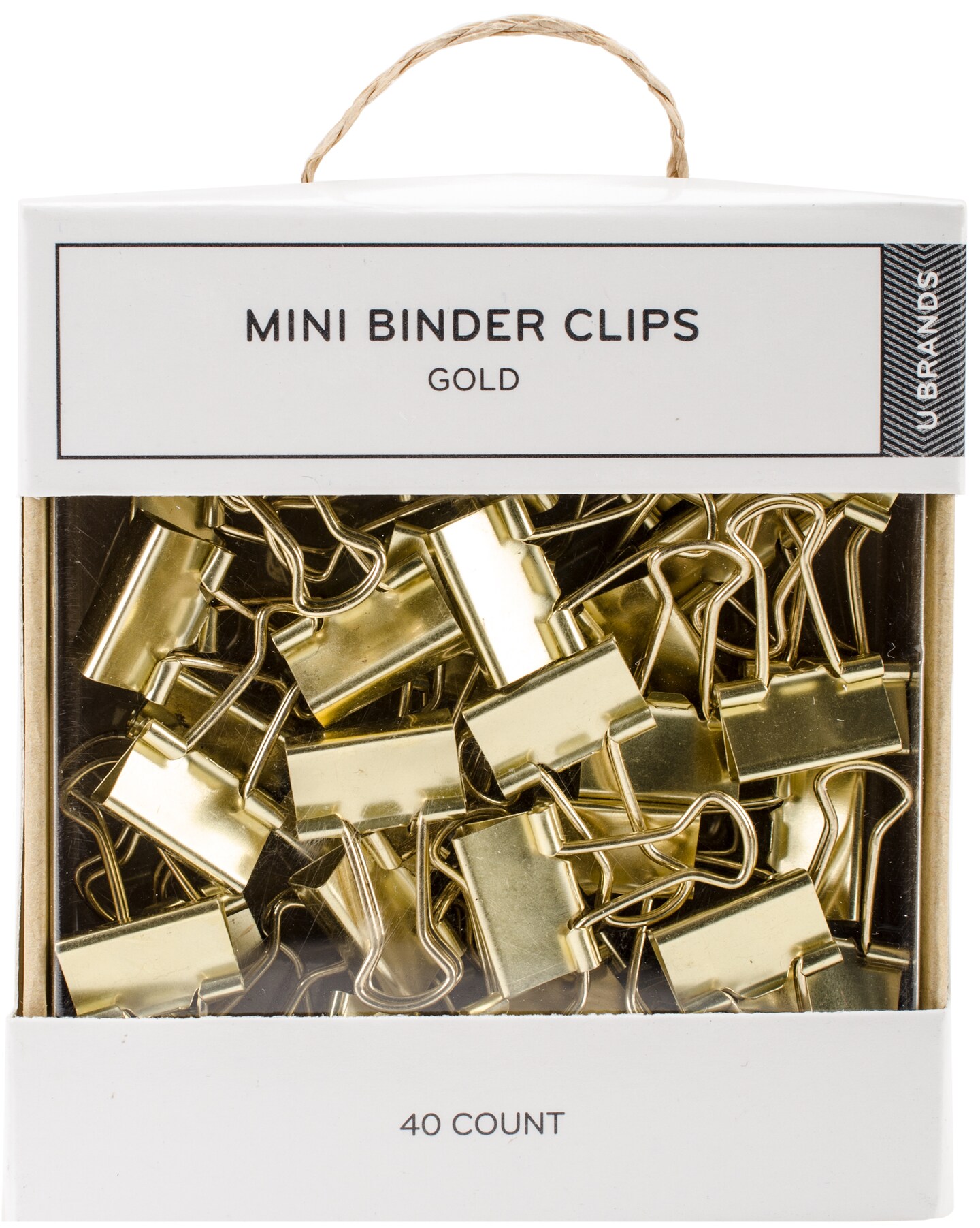 Mini Gold Binder ClipsGold, 40/Pkg Accessories Michaels