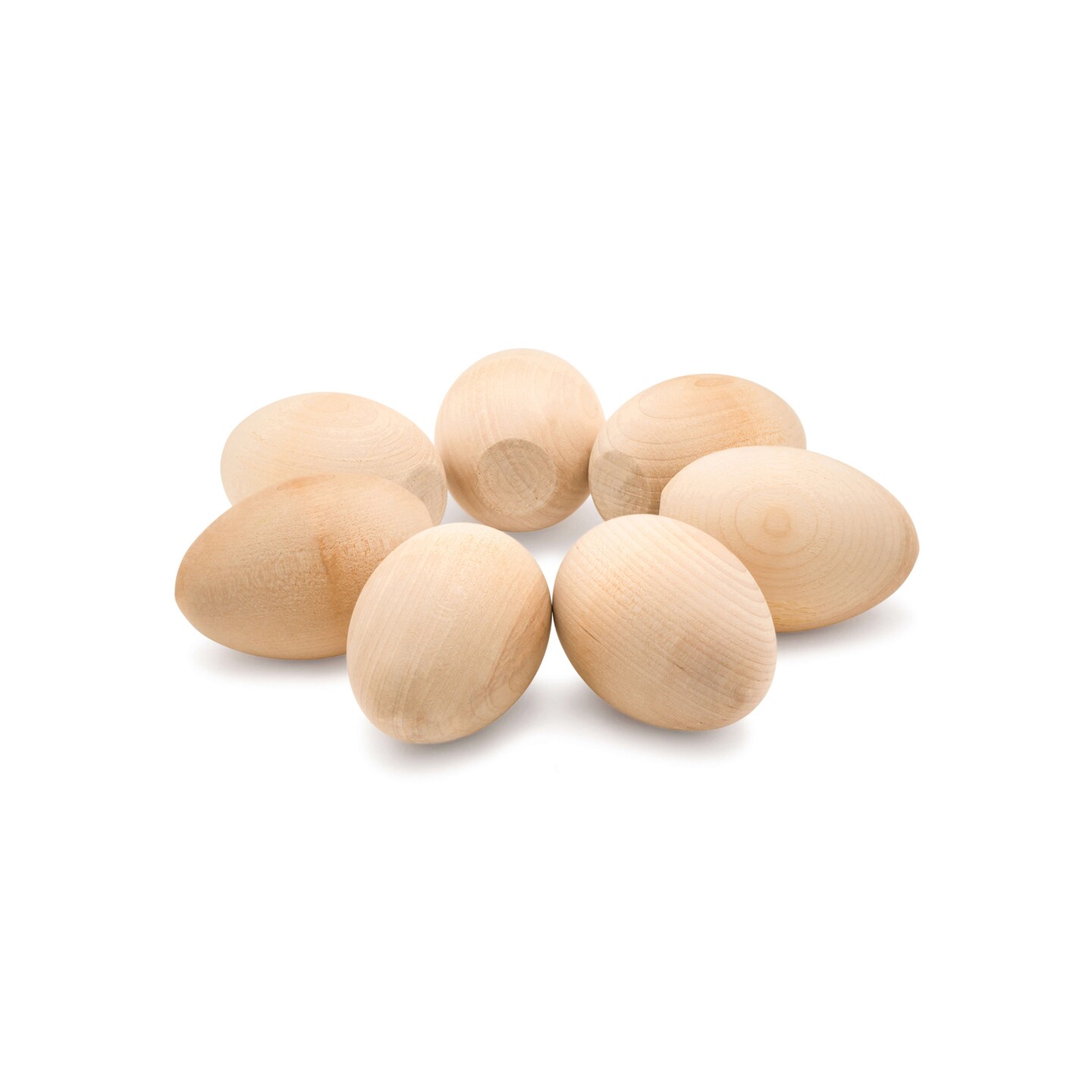 Wooden Eggs Unfinished Flat Bottom, Multiple Sizes Available, Craft Eggs & Easter Ornaments | Woodpeckers