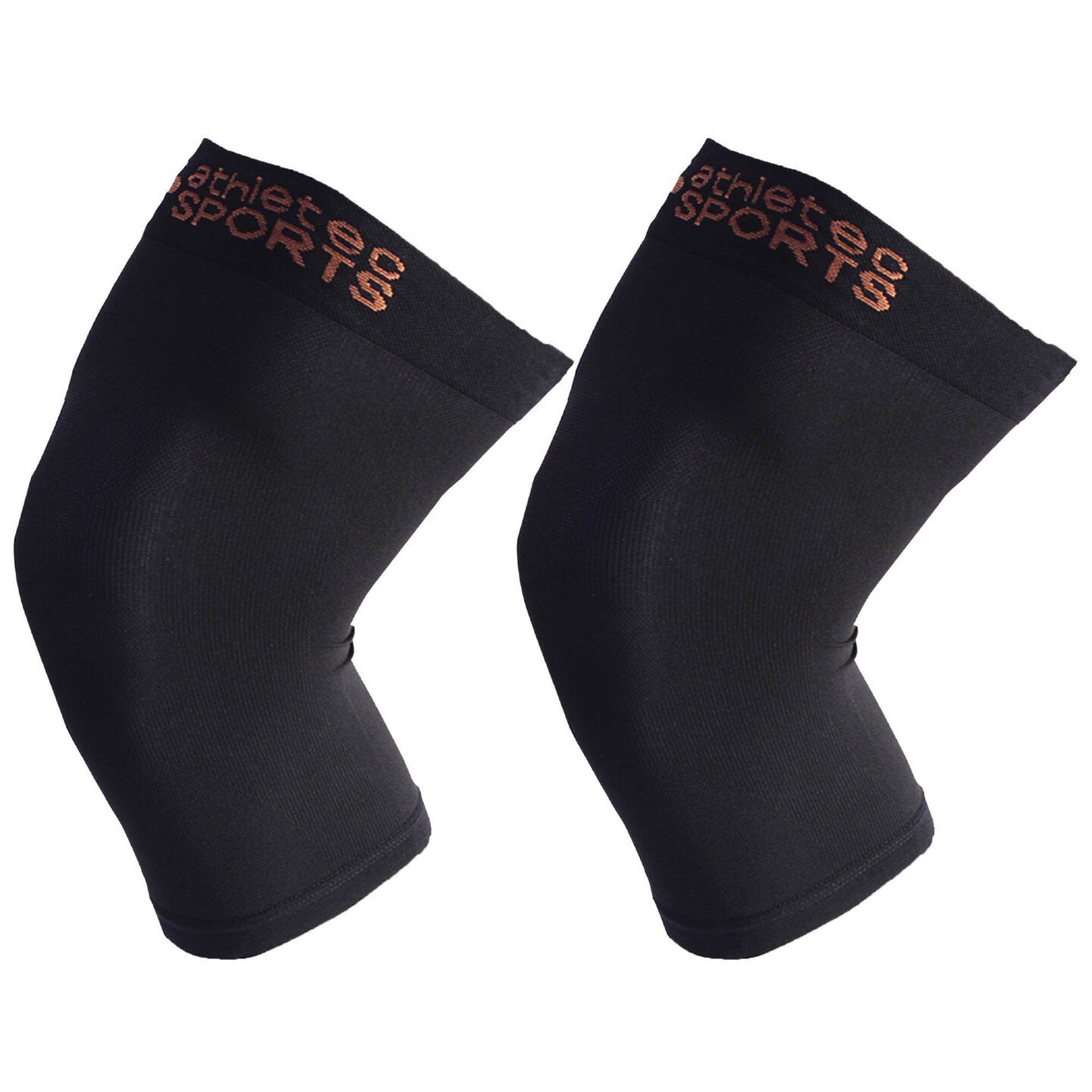 DII Copper Compression Knee Sleeve Pair L