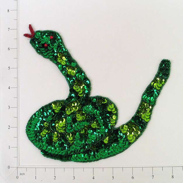 Snake Sequin Applique/Patch
