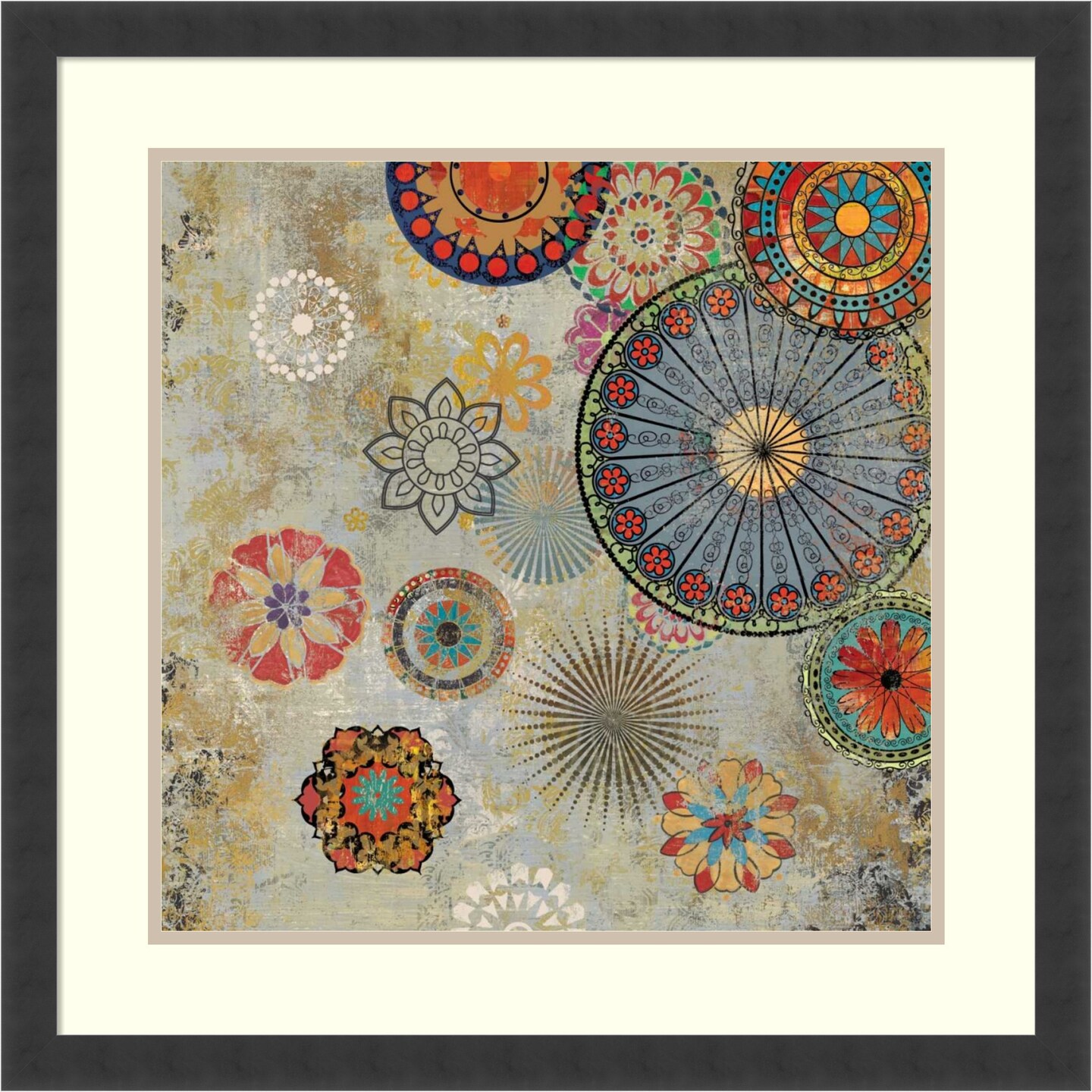 Caravan II by Aimee Wilson Wood Framed Wall Art Print 25 in. W x 25 in. H Michaels