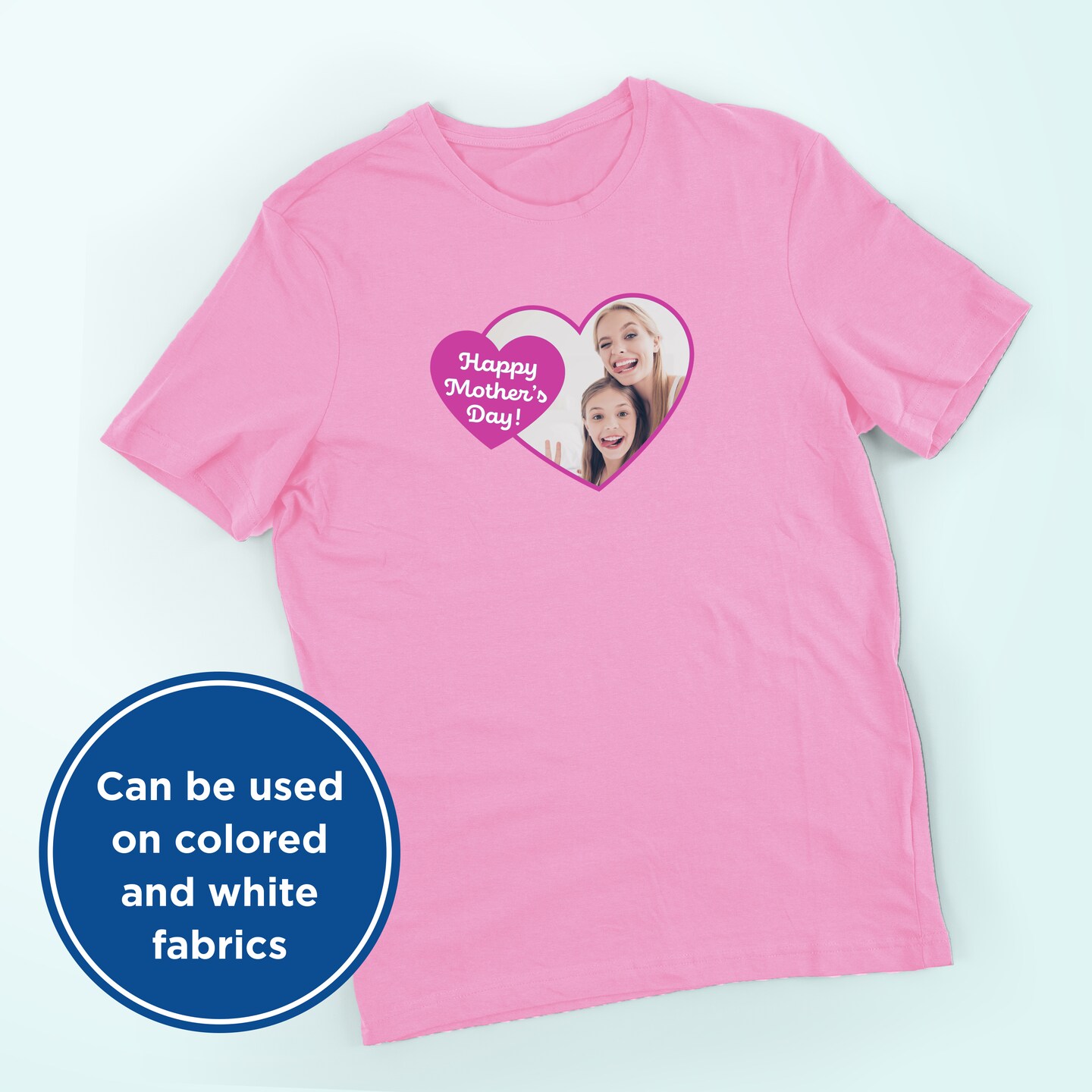 Printworks Dark T-Shirt Transfers for Inkjet Printers, 40 Sheet Value Pack, 8 ½” x 11” (00529C)