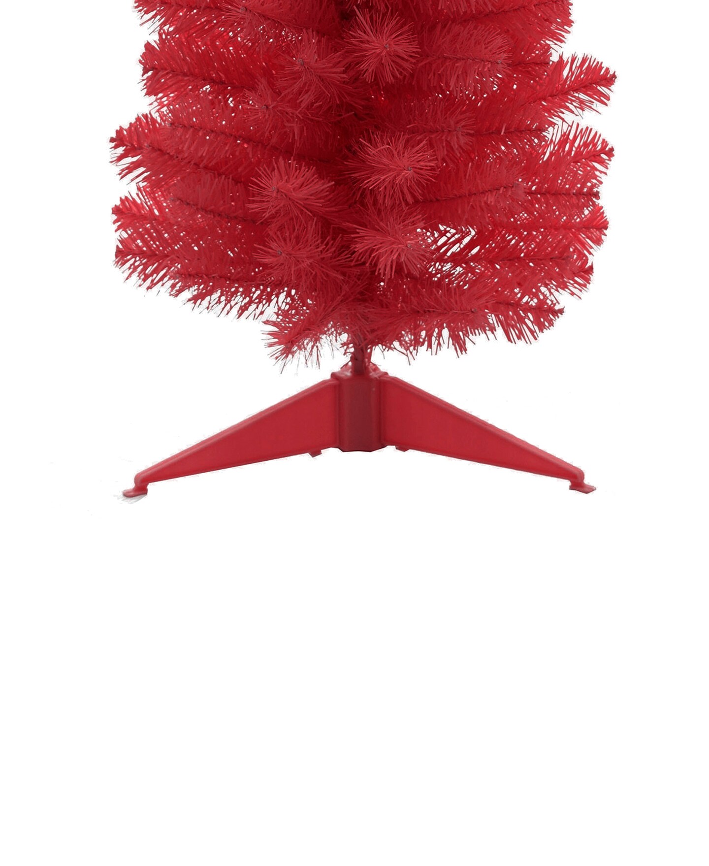Perfect Holiday Noble Fir Pencil Christmas Tree with Plastic Stand