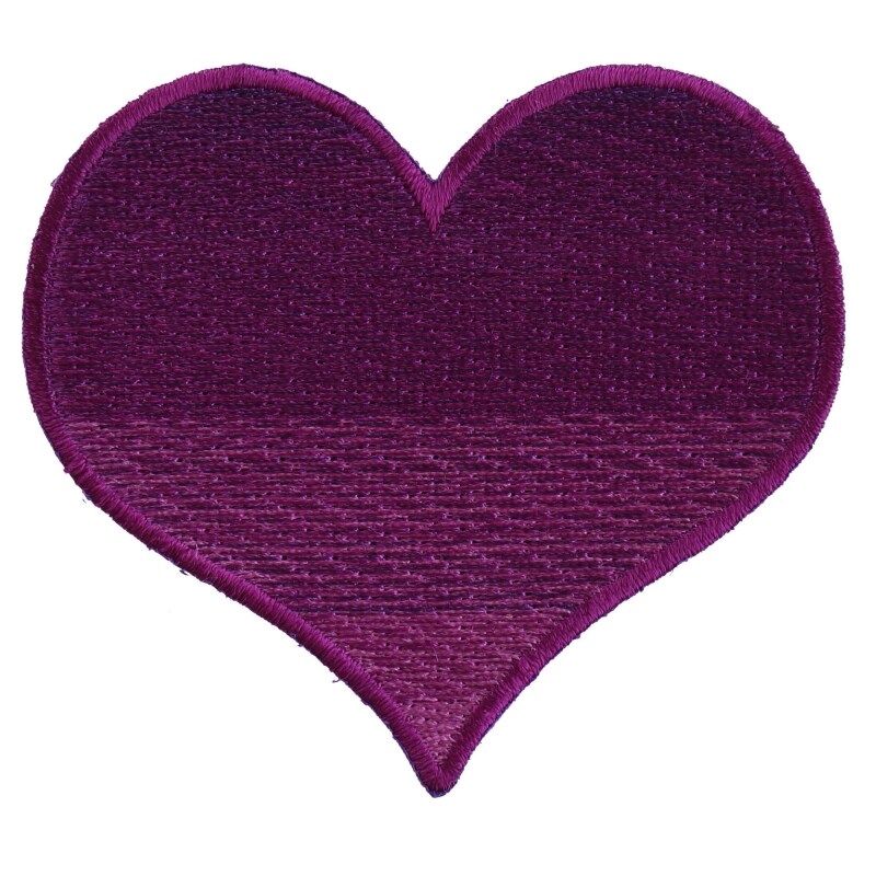 Patch, Embroidered Patch (Iron-On or Sew-On), Purple Heart, 3 x 2.5