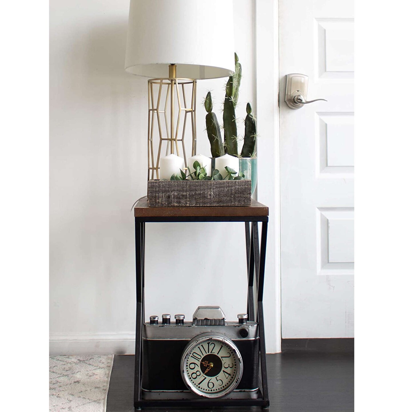 Rustic Farmhouse Decorative Organizer Wood Storage Box