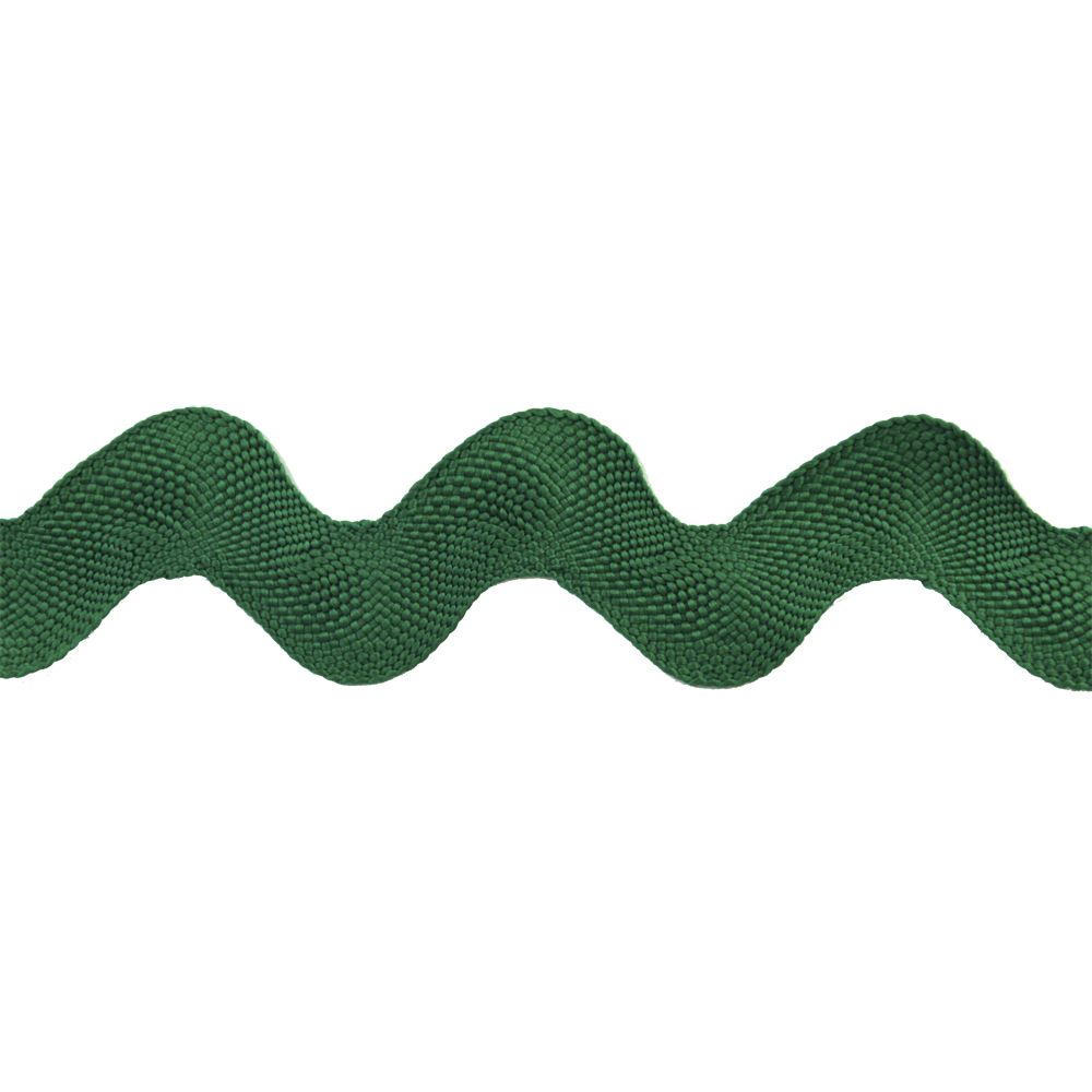 Belagio Large Ric Rac Trim, 1.25" Wide, 10yard bolt, Emerald Green