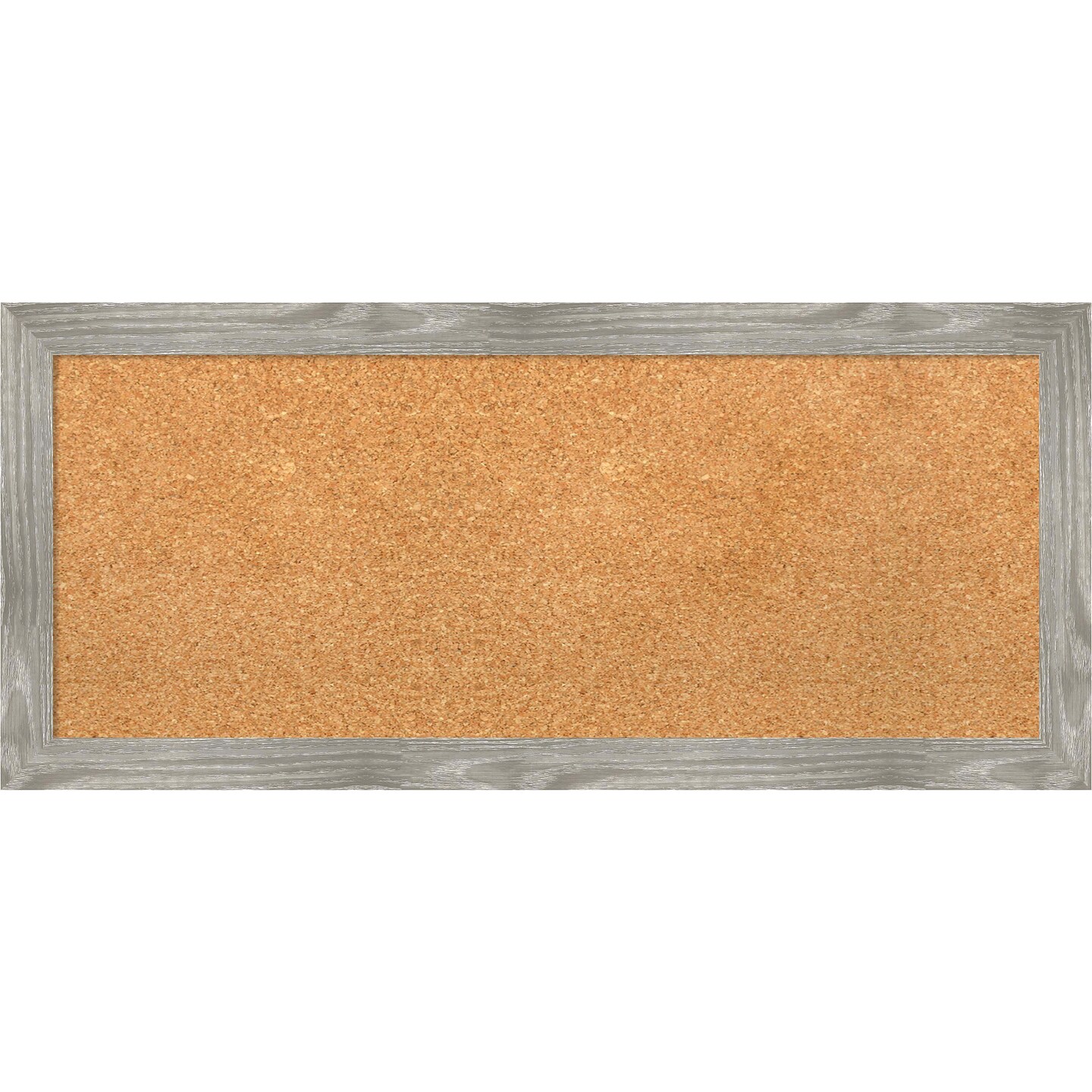 Cork Board, Dove Greywash Square Frame - Bulletin Board, Organization Board, Pin Board