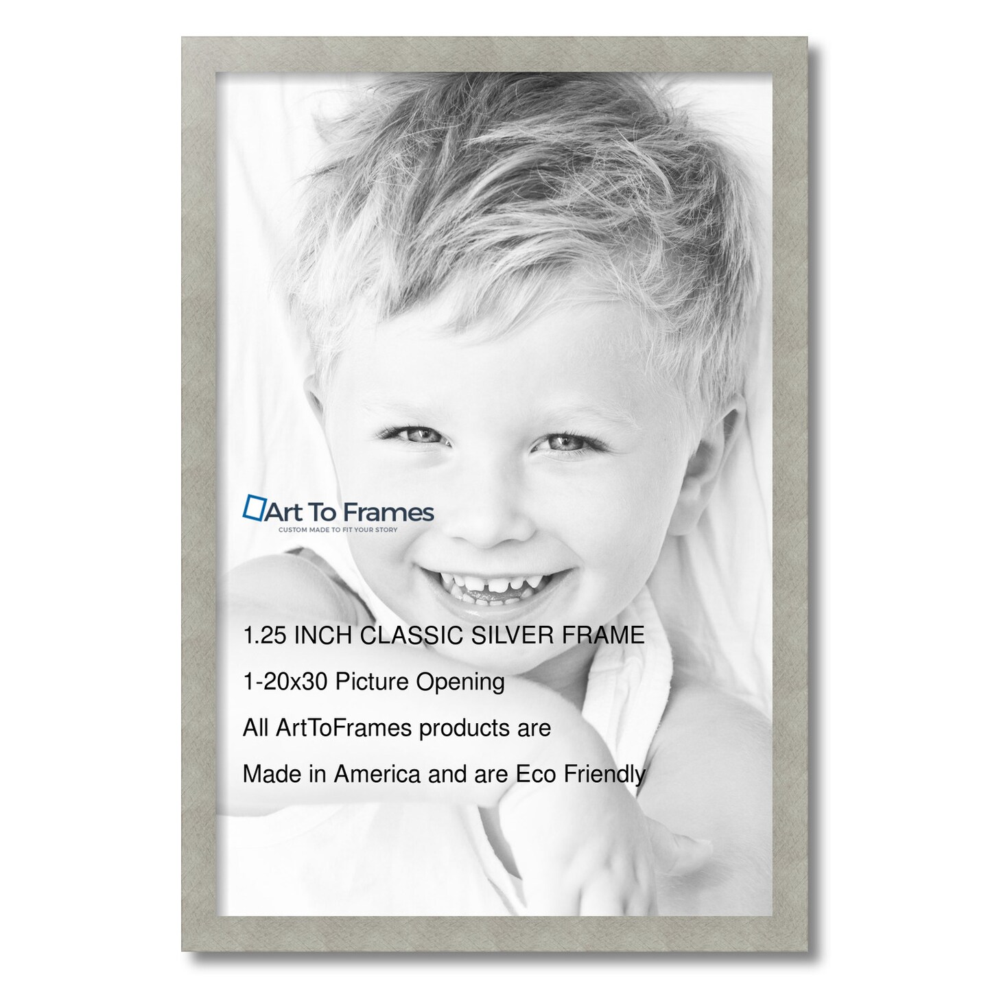ArtToFrames 20x30 Inch Picture Frame, This 1.25 Inch Custom MDF Poster Frame is Available in Multiple Colors, Great for Your Art or Photos - Comes with 060 Plexi Glass and Corrugated (A46PC)