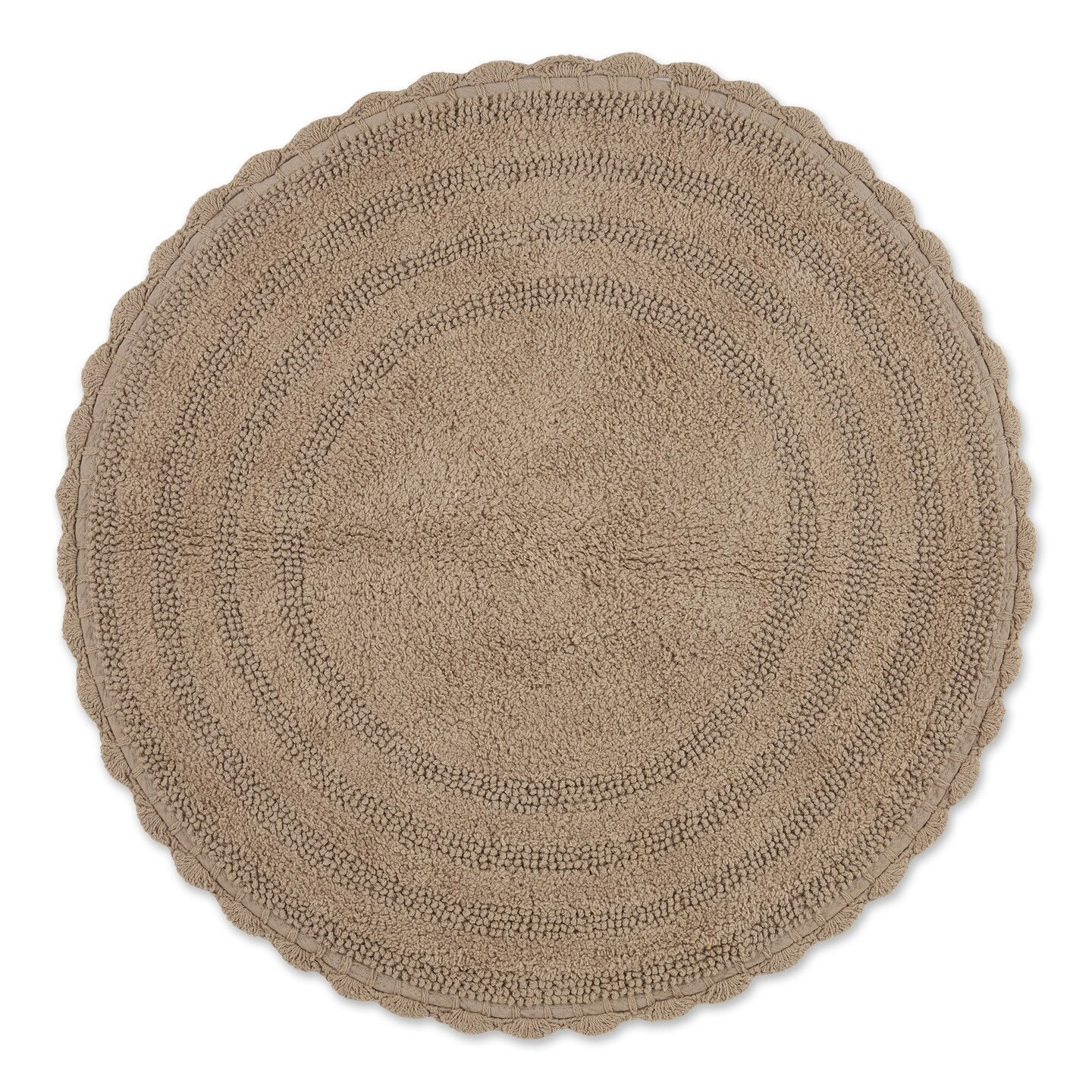 DII Stone Round Crochet Bath Mat Michaels