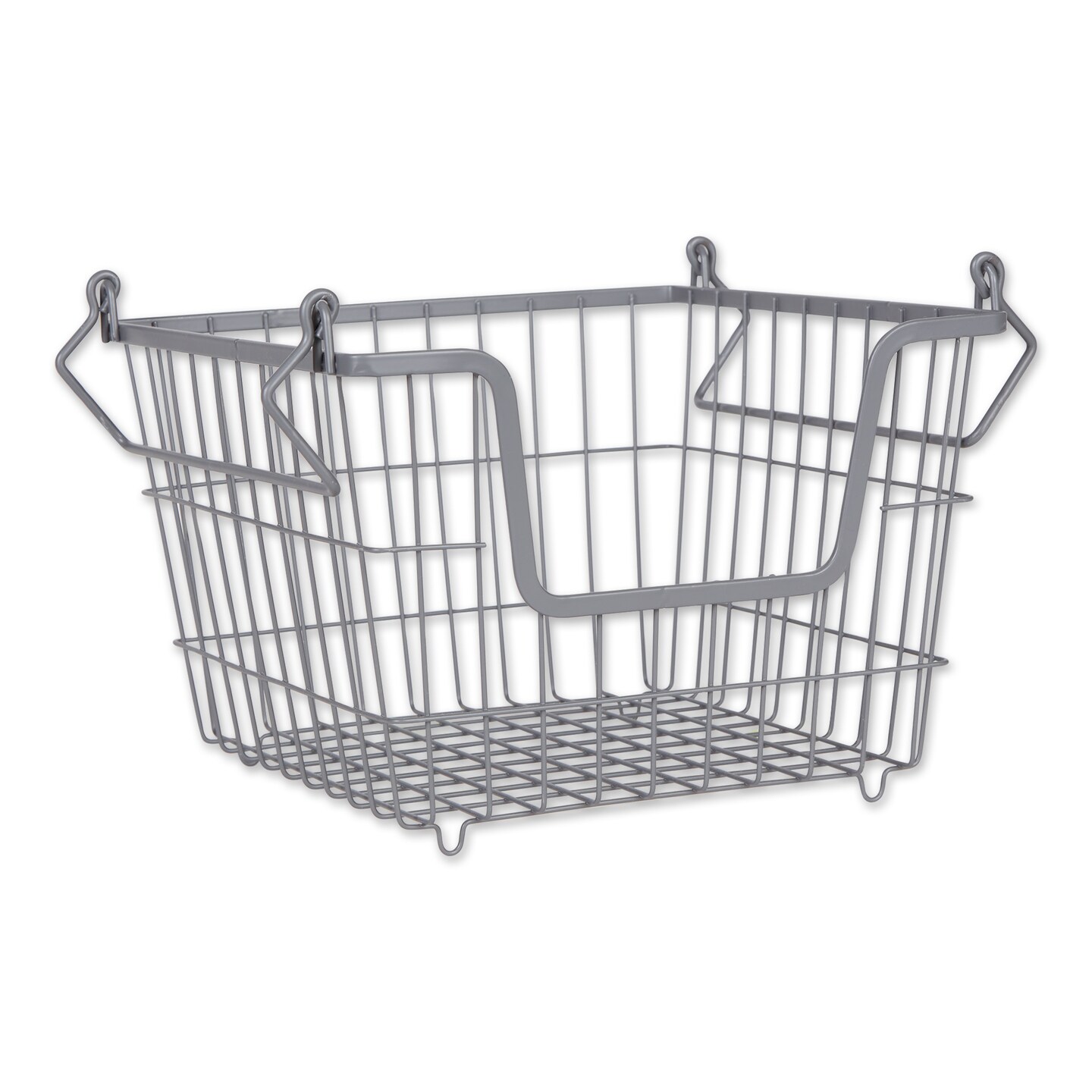 DII Metal Basket, Cool Gray Square, Medium 11x11x8 Baskets Michaels