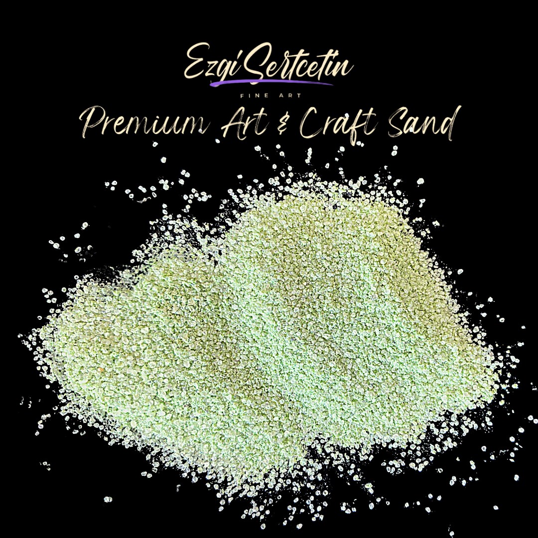 Premium Art Sand|Craft Sand|Unique Metallic-Neon Colors|Excellent Quartz Sand|10 oz|Excellent for Artwork|DIY|Sand Painting|Wedding Decoration|Vaze Filling|Ezgi Sertcetin