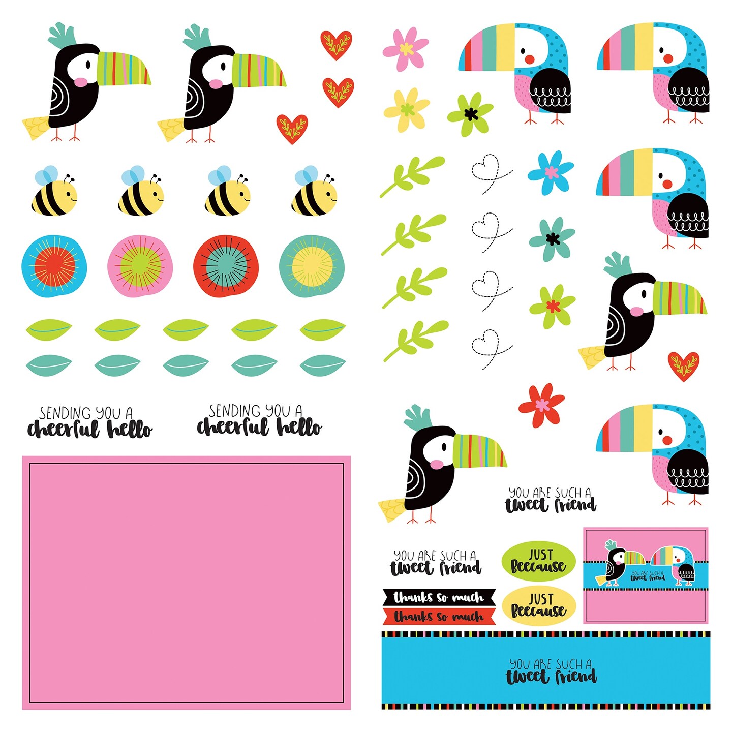 birds-of-a-feather-cardstock-die-cut-sheet-12-x12-birds-of-a-feather