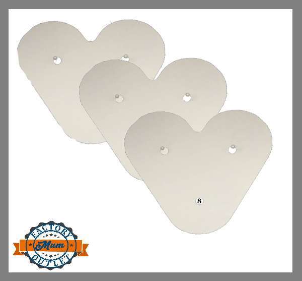 6&#x22; Mum Backer Heart - 3 Pack