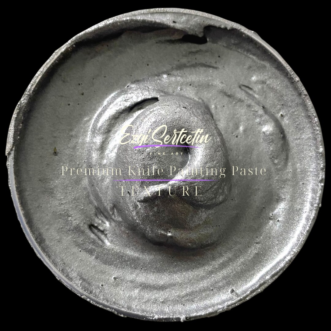 Premium Palette Knife Painting Paste|Modeling Paste|Texture Paste|Authentic Bright Colors|Ready to Use|Easy to Apply| 6oz by Volume|Ezgi Sertcetin