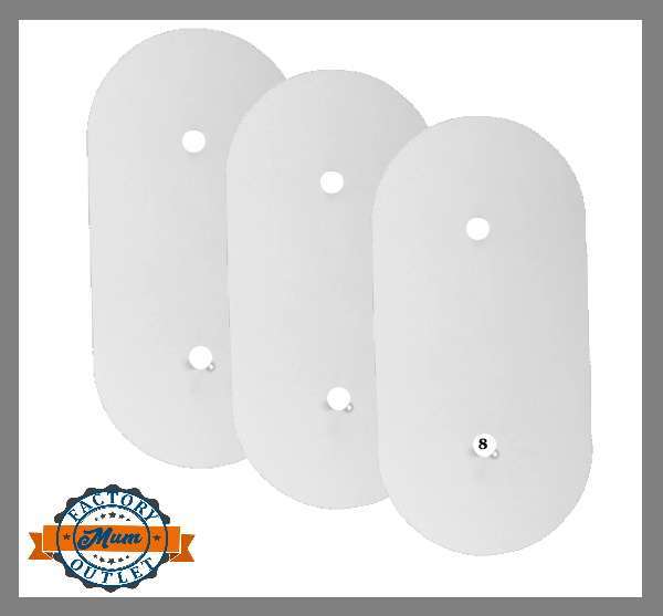8&#x22; Mum Backer Oval - 3 Pack