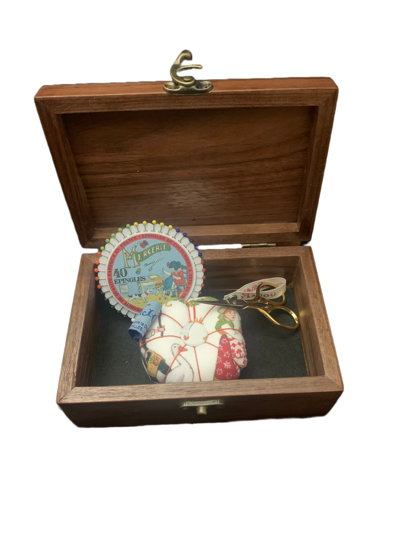 Storage Handmade Small Craft Studio Box in Walnut Craft Storage