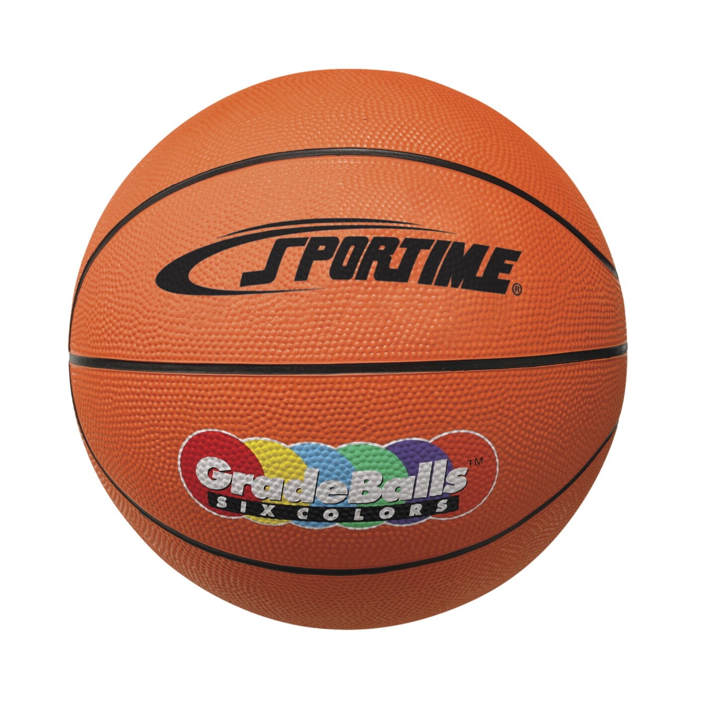 Sportime 27 Inch Gradeball Rubber Junior Basketball, Orange | Arts ...