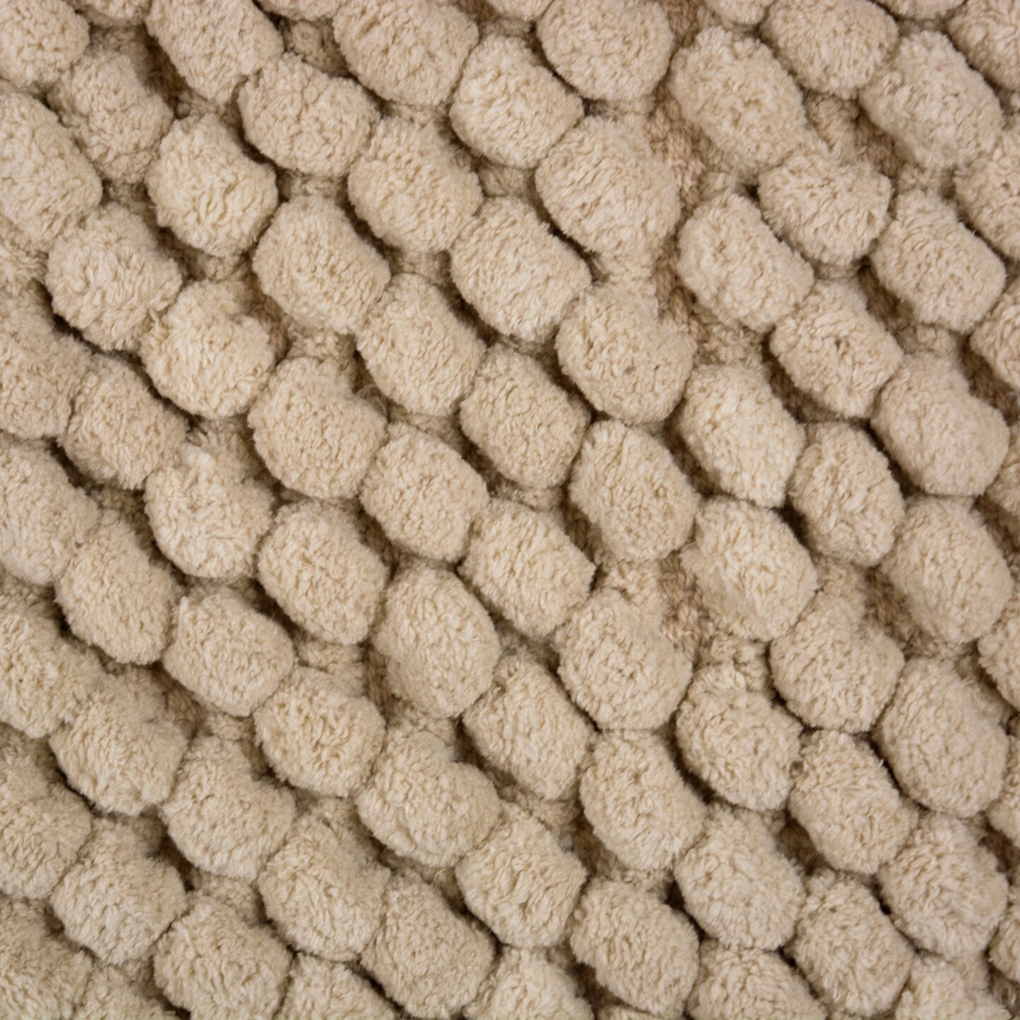 DII Solid Taupe Microfiber Bath Mat