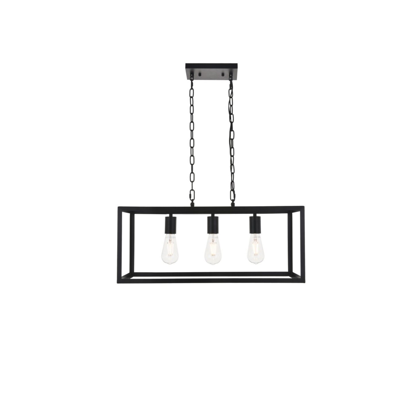 Resolute 3 light black Pendant | Michaels