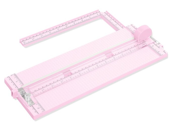 Rotary Paper Trimmer PINK EK Success 12” X 5” With Extension Arm 54000012 EK Tools