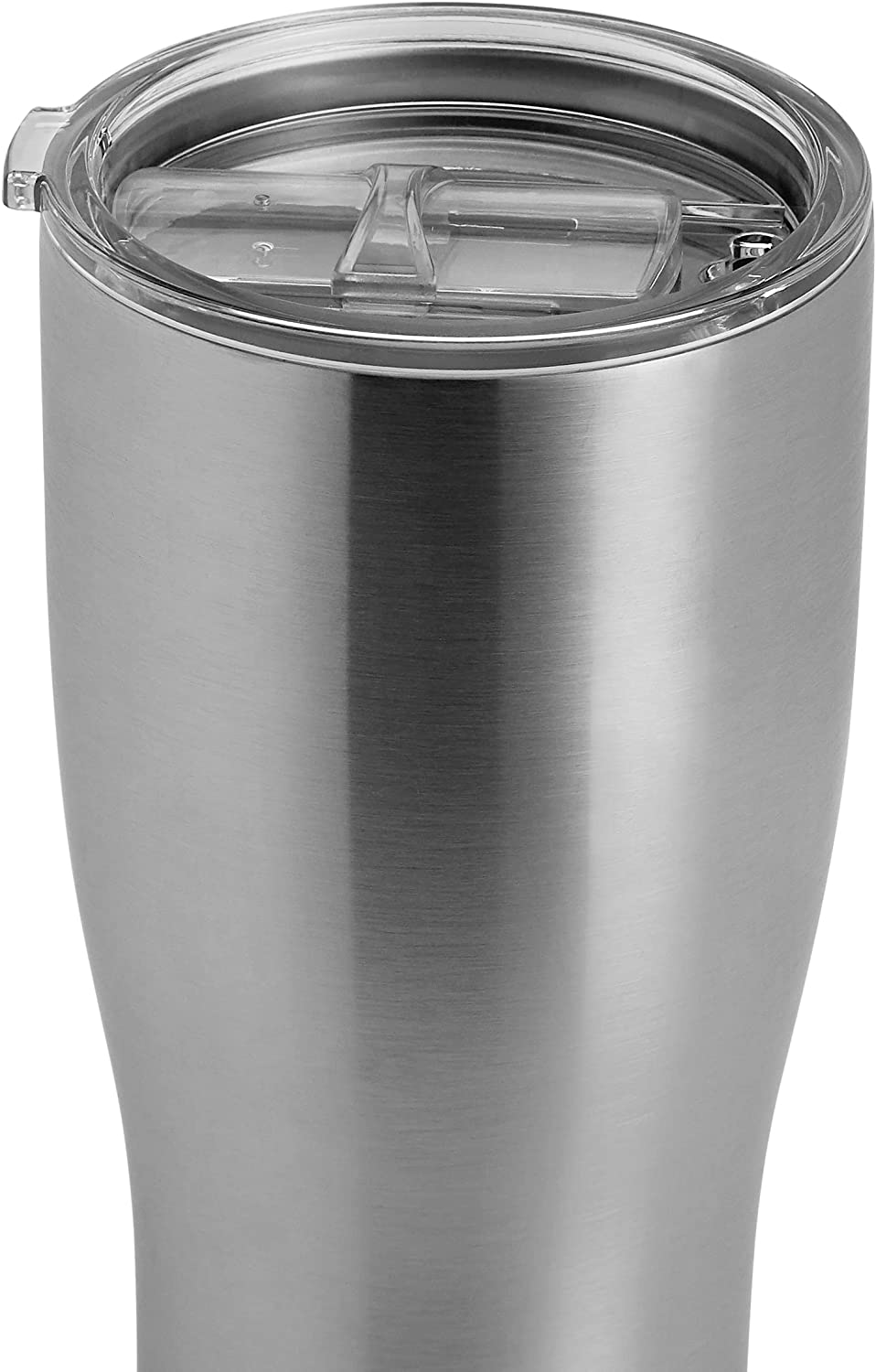 Makerflo 30 oz Curve Stainless Steel Tumbler Pack of 1 with Lid &#x26; Straw | Craft-Ready for DIY Gifts &#x26; Personalization (Epoxy, UV DTF, Vinyl, and Laser Engraving) - Not for Sublimation and DTF