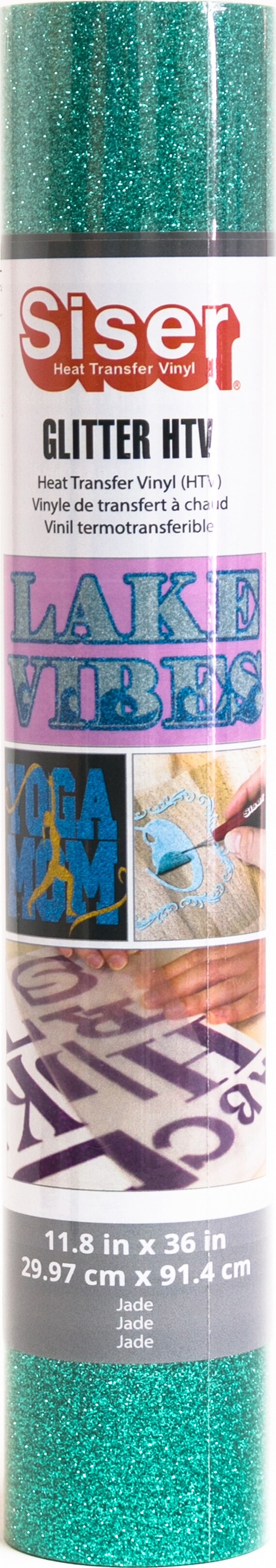 Siser Glitter Htv Vinyl 11.8"X36" RollJade IronOn Transfers Michaels