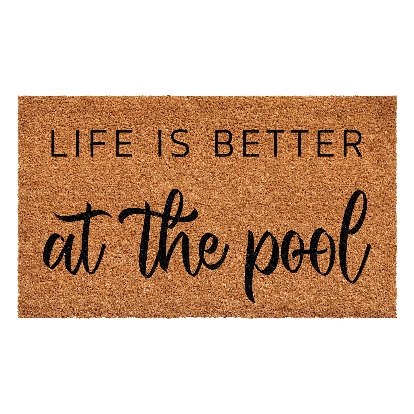 107111729 Life is Better at the Pool Doormat